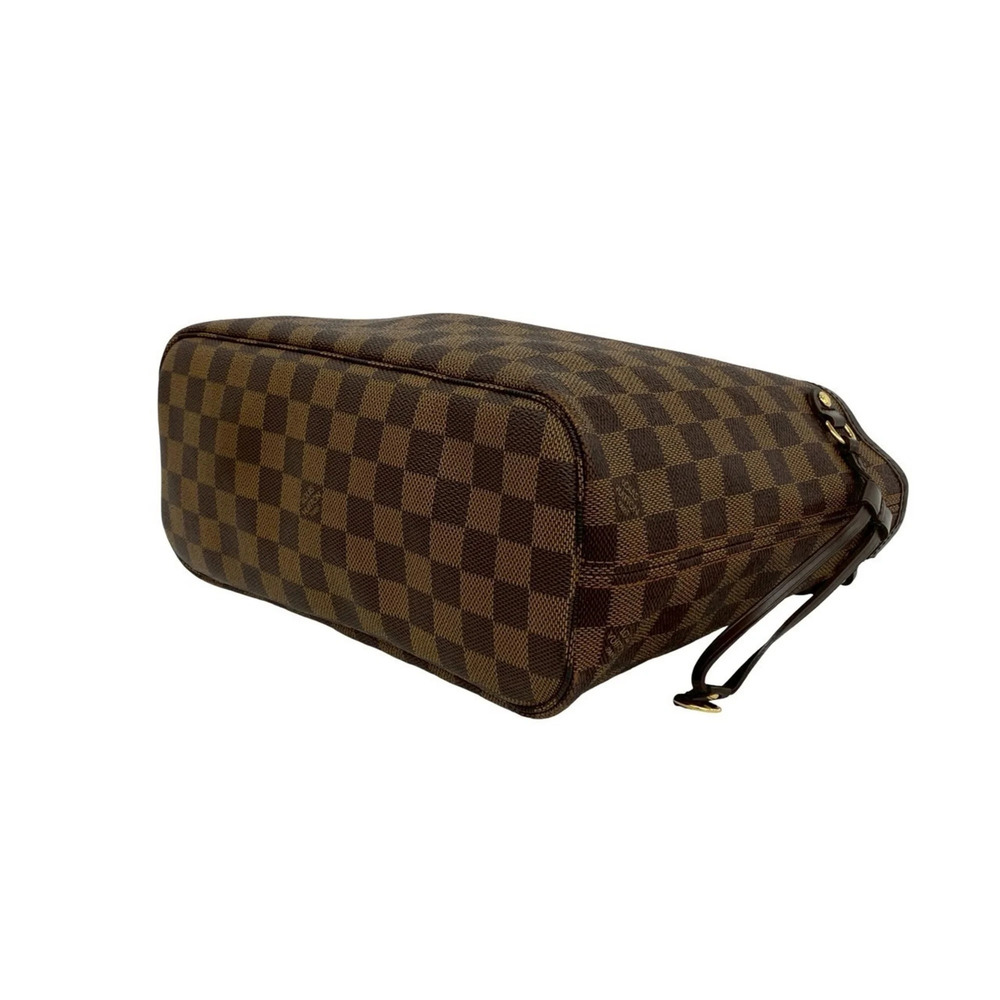 LOUIS VUITTON Brown Damier Leather Neverfull PM Tote Bag - Picture 8 of 10